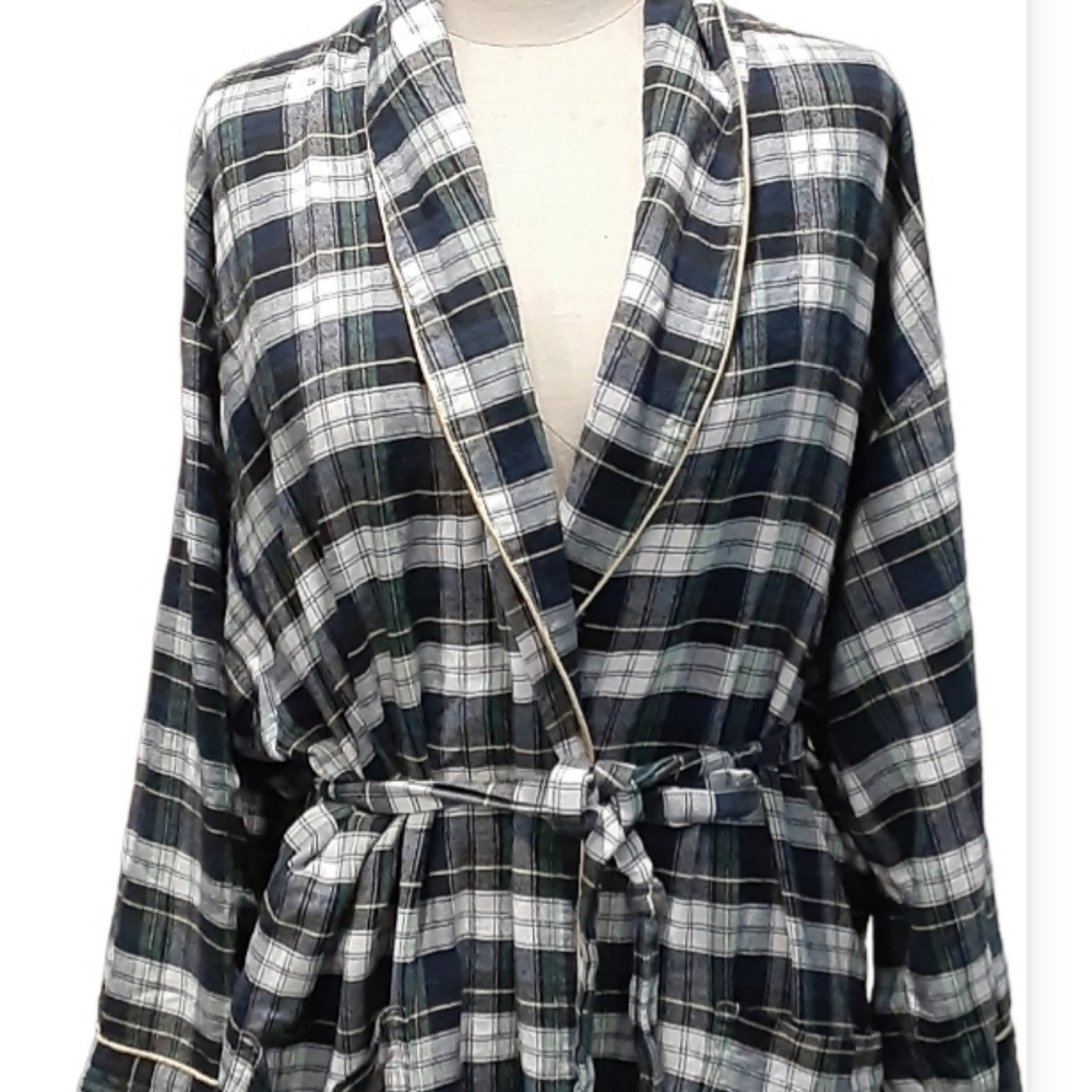 VINTAGE Victoria Scret gold label 100% cotton Robe - Picture 5 of 9